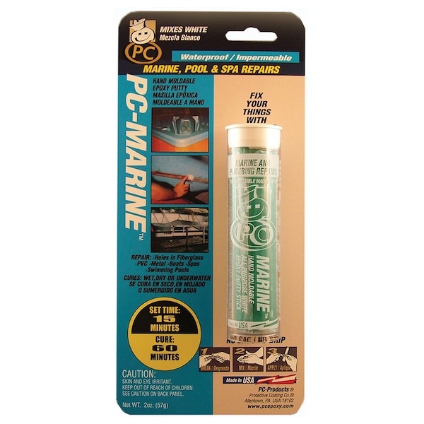 Pc Products 2 Oz PCMarine Hand Moldable Epoxy Putty 025567 Zoro